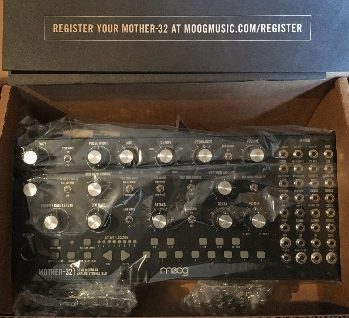 ARMENSNYC's tweet photo. Moog Mother32 Modular Synth
New and open box available to ship or pickup #moog #mother32 #modular #modularsynth #eurorack #synth #minimoog https://t.co/pFoYcvhAPu