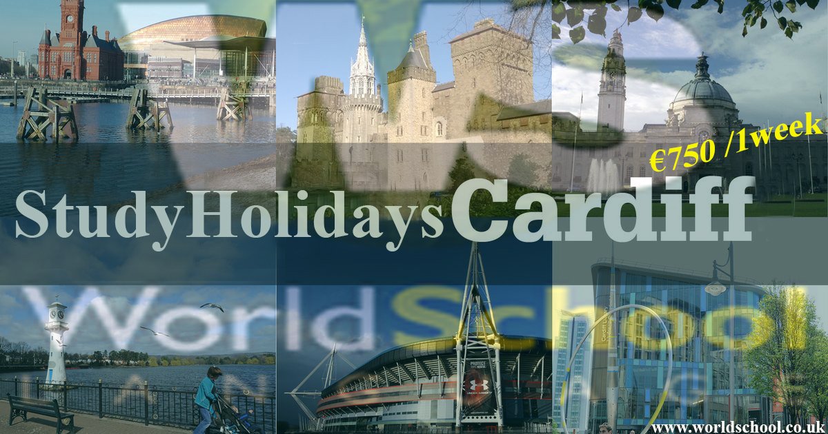 #StudyHolidays Cardiff, a city of culture and entertainment with brilliant attractions. Come with us!! worldschool.co.uk