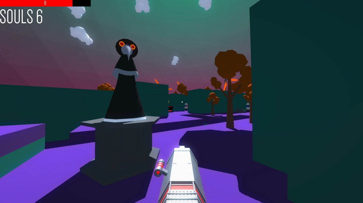 Dr Dando is coming to town! #Polygod #FridayUpdate #IndieDev #Screenshot #gamedev #FPS #RogueLike