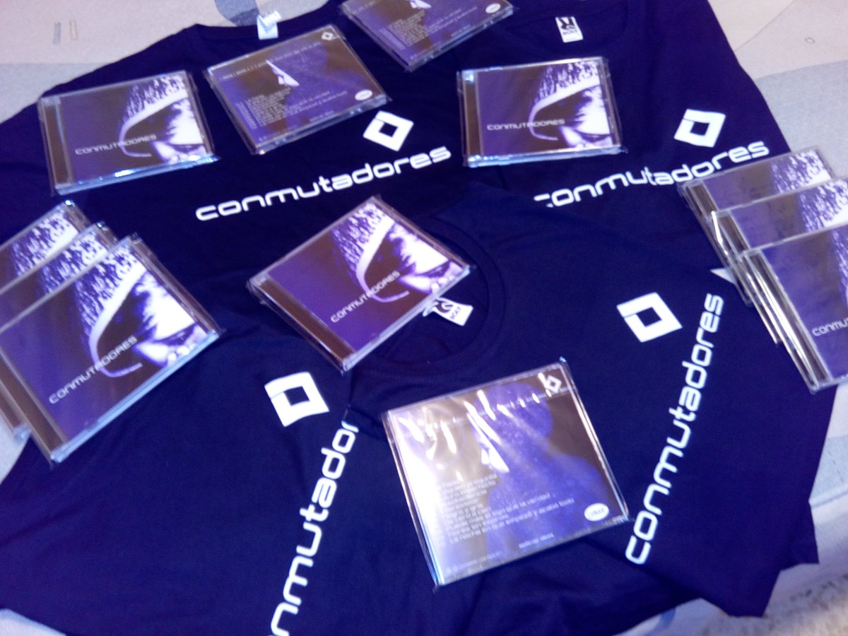 YA DISPONIBLE🚀🚀🚀
CD10€ Gastos incluidos
CAMISETA 10€+2,50€ gastos de envío 
CD+CAMISETA 20€ Gastos incluidos
conmutadores.music@gmail.com