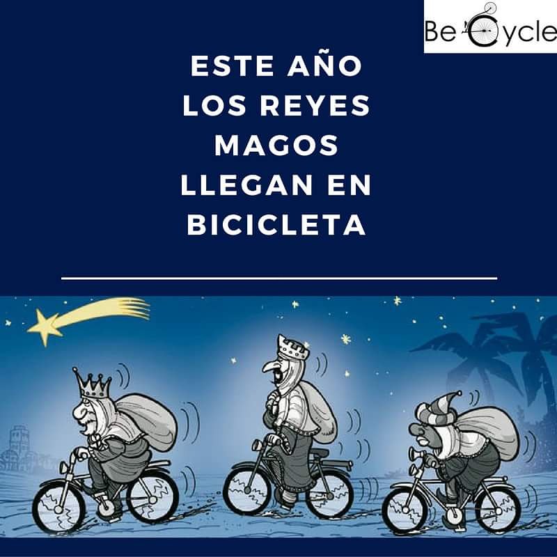 BeCycleES's tweet image. Esta noche los Reyes Magos de Oriente llegan en bicicleta cargados de regalos. ¡Que paséis una feliz noche Becyclers!🐫🎁🚵