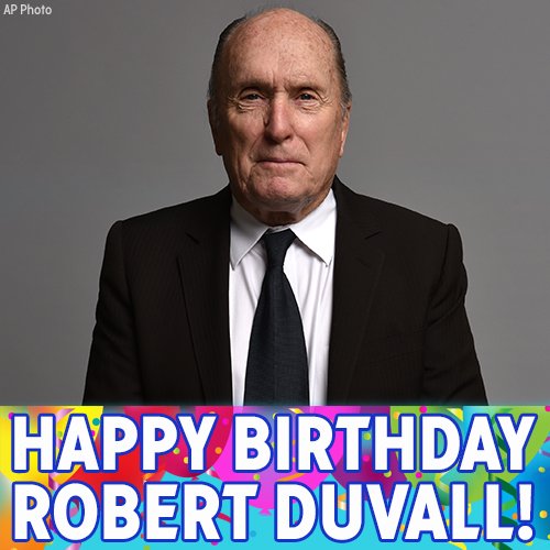 Happy 86th Birthday, Robert Duvall! 
