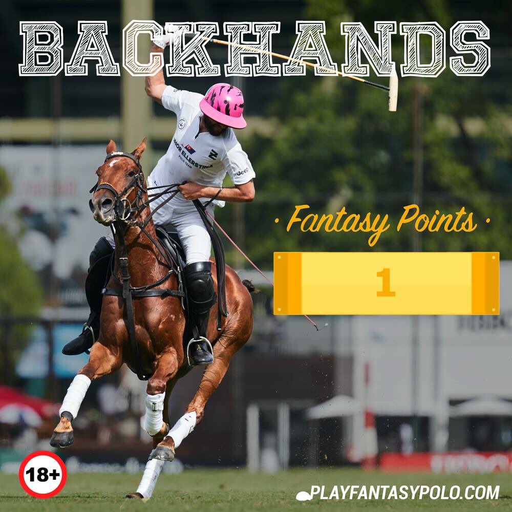 FantasyPolo's tweet photo. Are you watching closely? It's not all about goals in #FantasyPolo
A backhand is worth 1 Fantasy Point #BackhandBandit #StatsThatMatter https://t.co/1hc2UJs21l