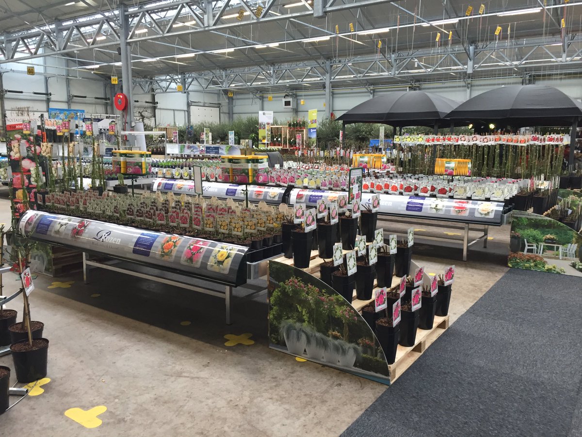 Vandaag is onze V.I.P Beurs gestart, veel nieuwe ideeën en presentaties voor het aankomende seizoen. #roses #tuin #beurs