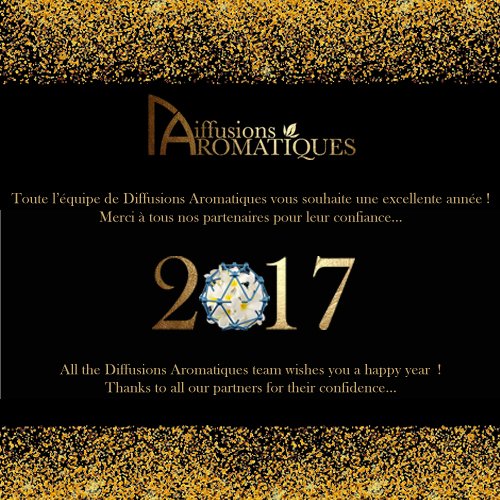 DifAromat's tweet photo. The entire @DifAromat team wishes you a Happy 2017 ! 
Thanks to all our partners for their confidence… https://t.co/yLnLJ0T5UY