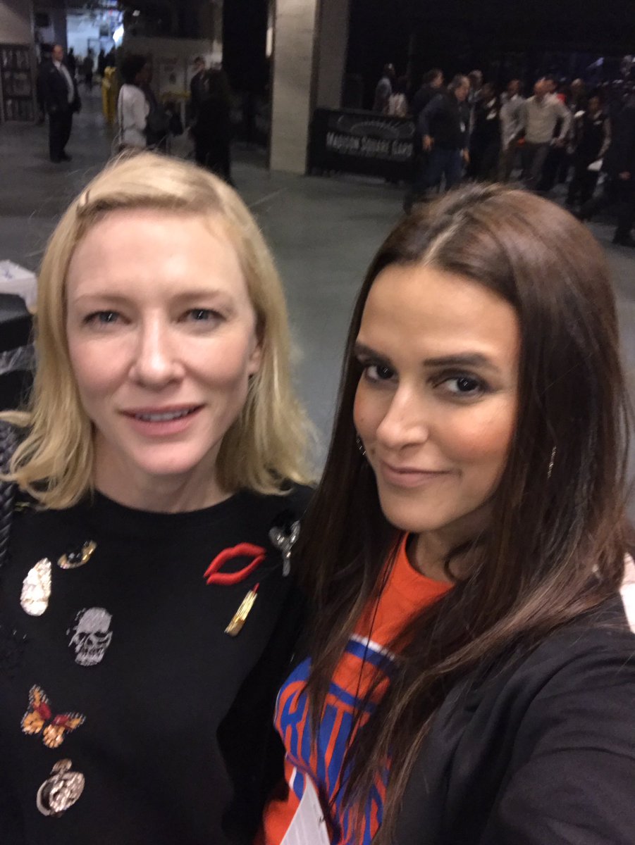 That's it ... I am done! I could die and go to heaven now! #CateBlanchett you beauty! #NewYorkdiaries #thisiswhyweplay