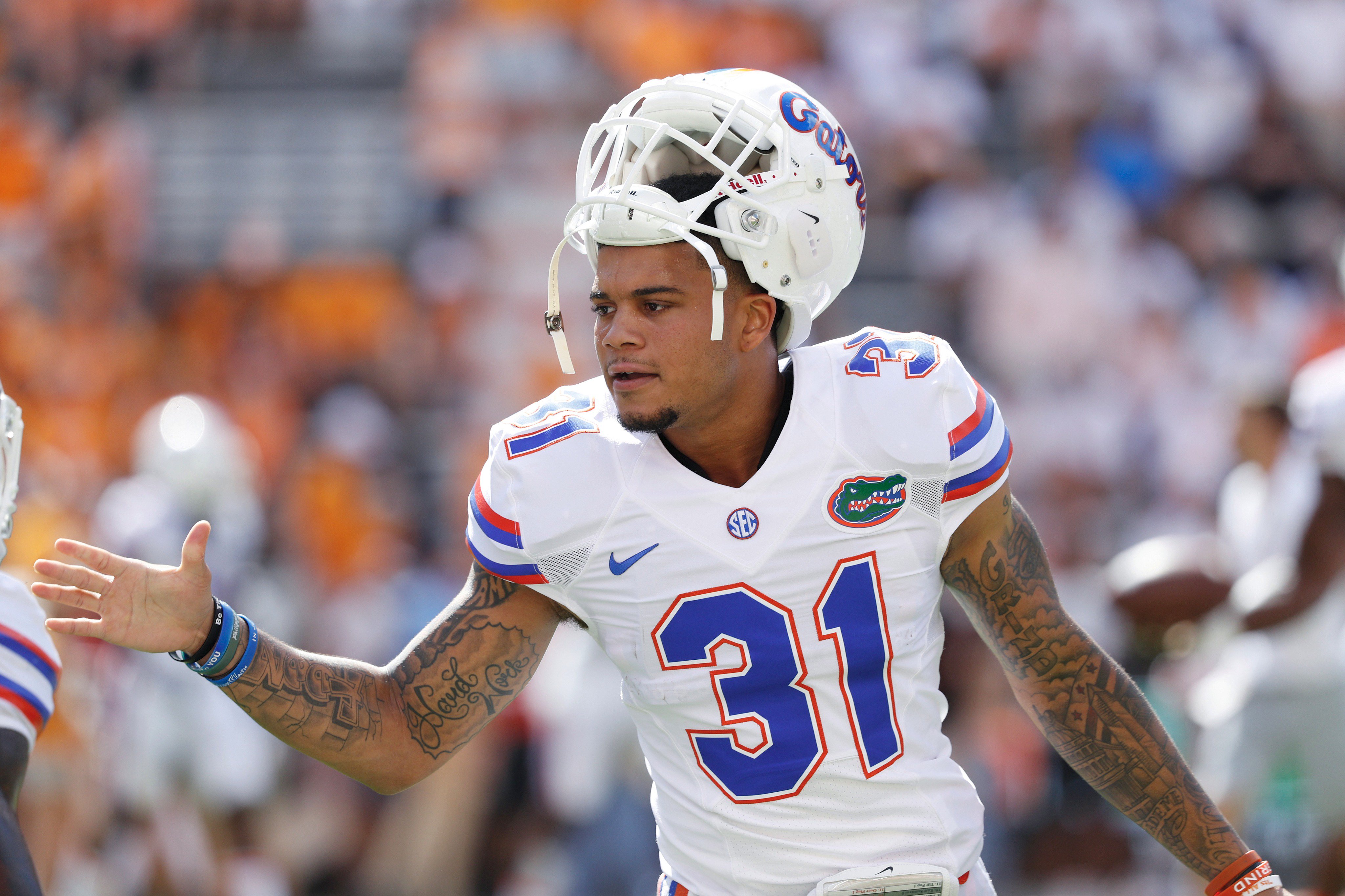 SEC Network on X: ''Even though I'm leaving for the NFL, I'm a Gator  through and through.' Teez Tabor announces he is entering the 2017 NFL  Draft.  / X