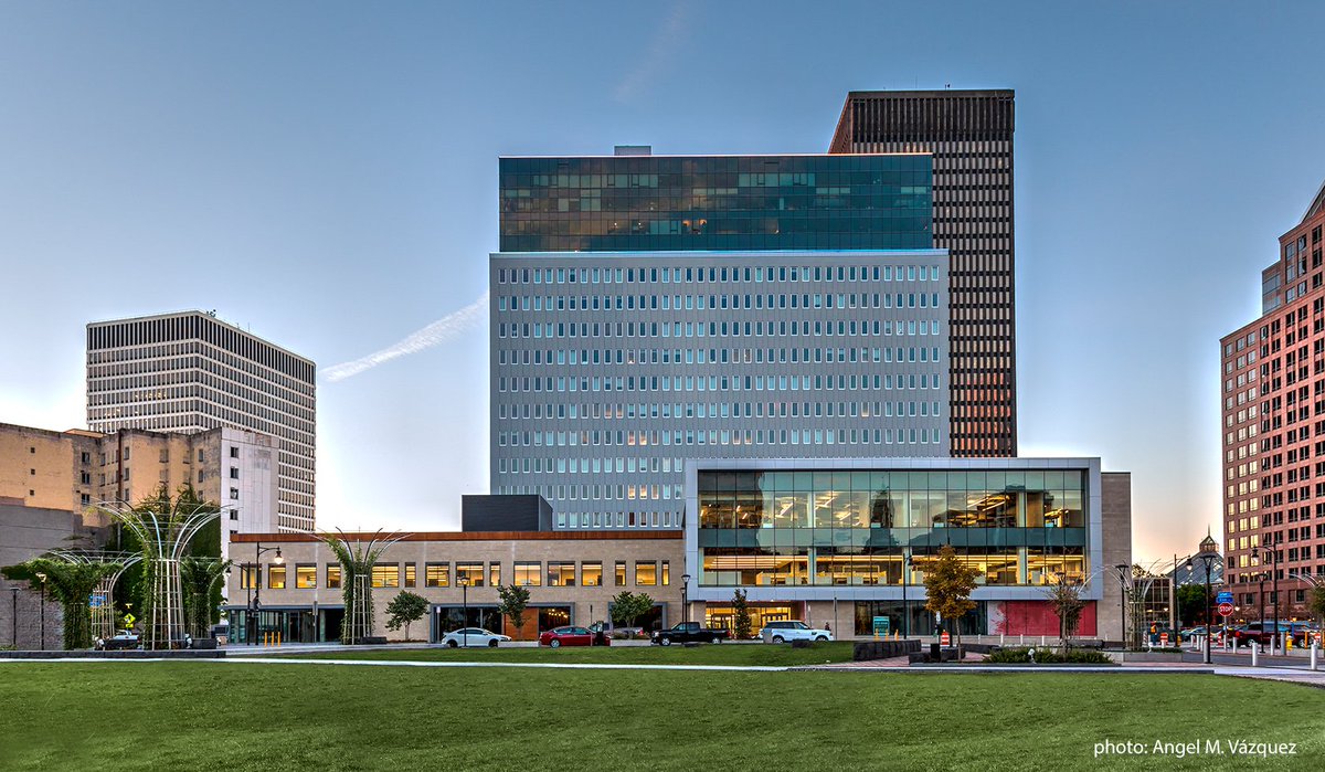 BergmannPC's tweet image. Great exterior shot of our new office building, photographed by Angel Vazquez   @tower280 #RochesterNY #architects #engineers #planners