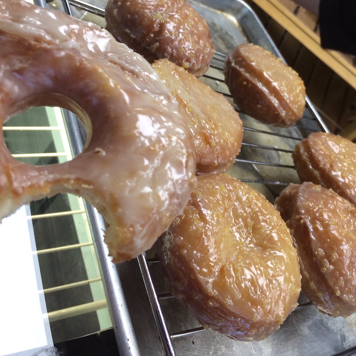 The sweeter side of <a href="/LocalLoafCLT/">LocalLoaf Restaurant</a> at <a href="/7thPublicMarket/">7th St Public Market</a> in Uptown fresh made doughnuts of melt-in-your-mouth proportions #TellThemHeidiSentYou