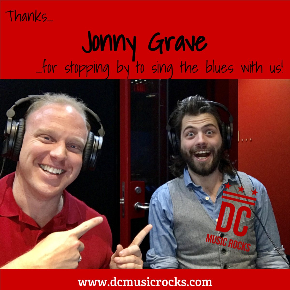 The incredible <a href="/Jonnygrave/">Jonny Grave</a> was in the studio on Tuesday:
dcmusicrocks.com/episodes/janua…
<a href="/BYT/">Brightest Young Things</a> <a href="/CapCityShowcase/">The Capital City Showcase</a> <a href="/DCBU/">DC Bluegrass Union</a> <a href="/HillCountryWDC/">Hill Country DC</a> <a href="/PennSocialDC/">Penn Social</a>