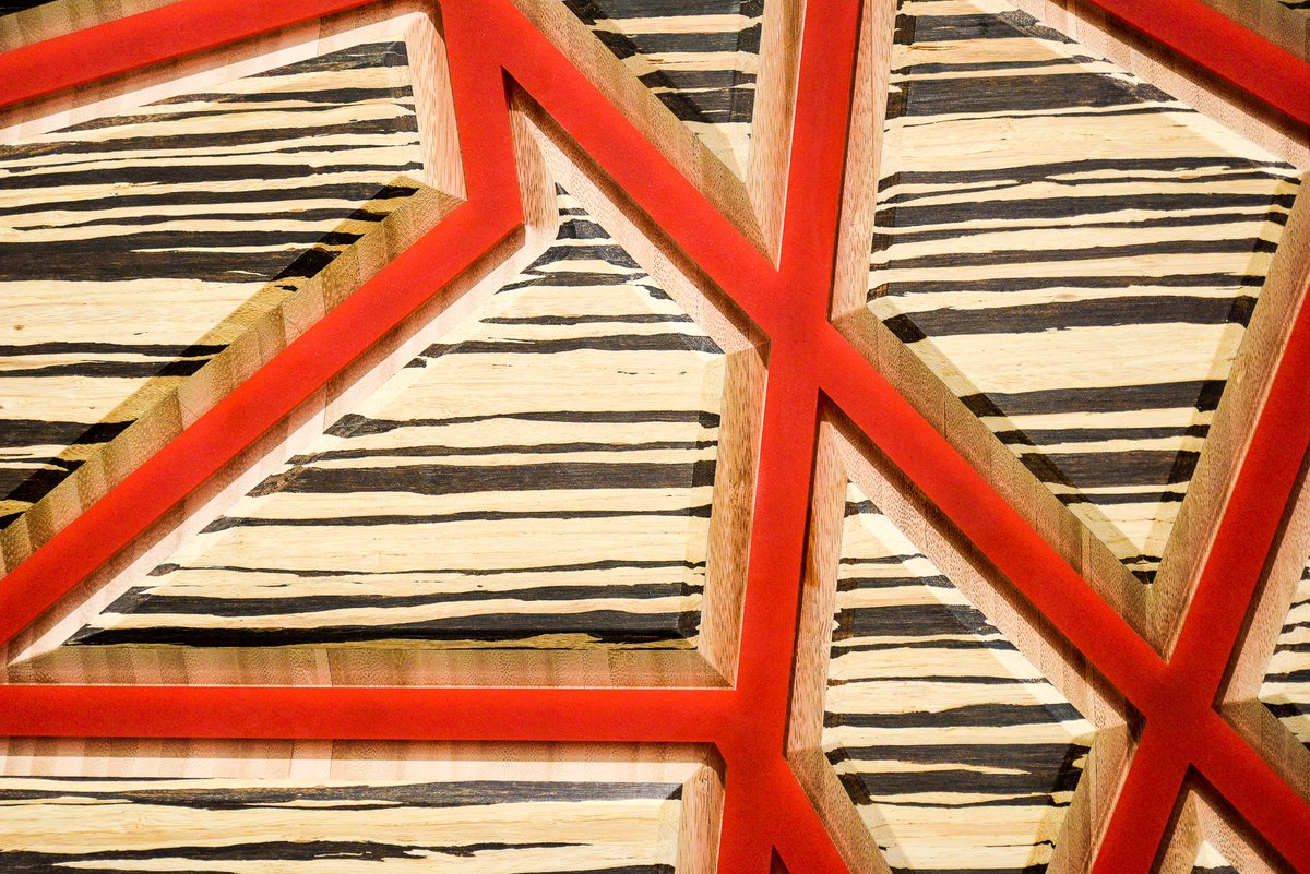 SectisDesign's tweet image. If you can envision a decorative panel, we can bring it to life as a Sectis Wall. Here's one colorful and creative example #ICFF #Miami