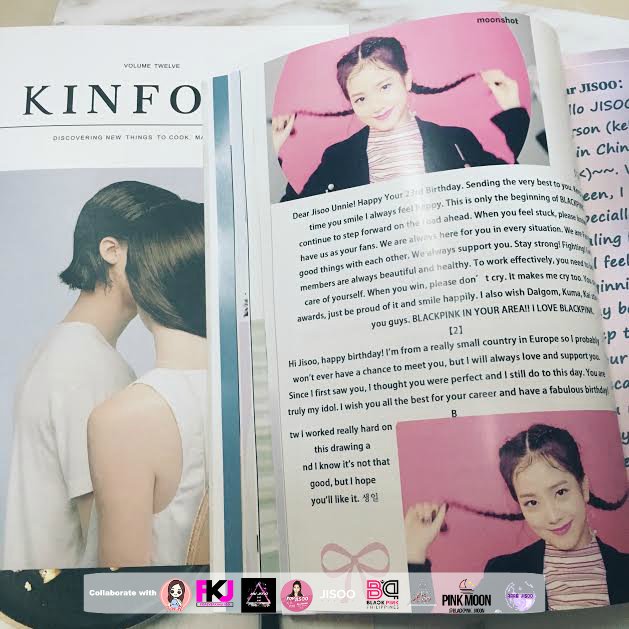 JisooFC's tweet photo. ❤Kim Jisoo’s 23rd Birthday Project❤

(10) Message booklet from Jisoo Fan Union 🙏💖

Thanks for all your donations

#23rdChiChooDay #BLACKPINK https://t.co/VaXLCv5FBe