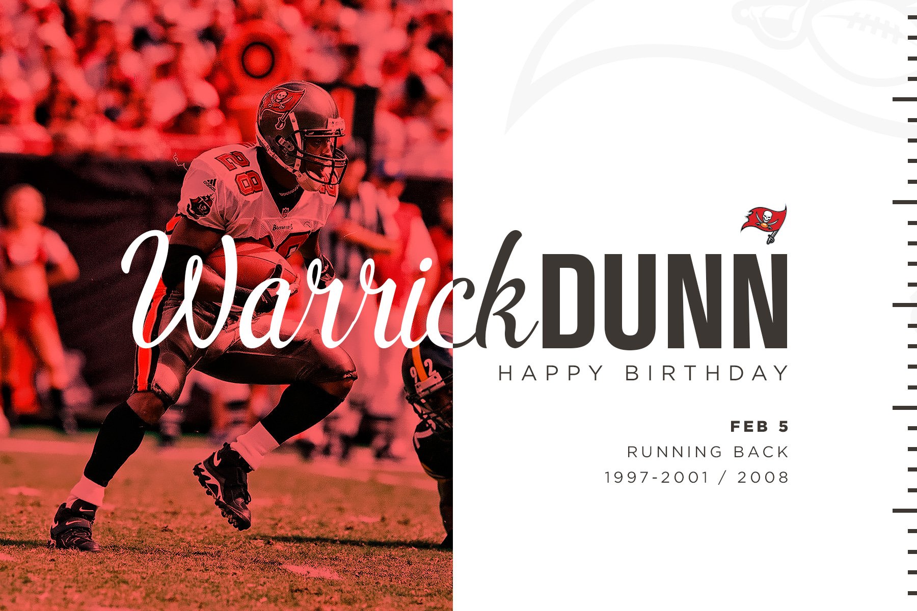 Happy Birthday to a Legend, Warrick Dunn! 