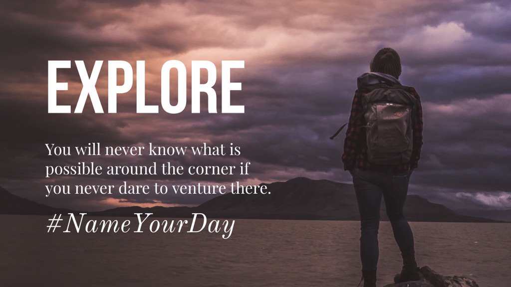 100DaysToDone's tweet photo. What will you #NameYourDay ? https://t.co/4XwQIXBtpa