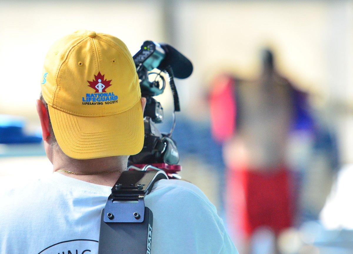 LifesavingMB's tweet photo. For #ThrowbackThursday we take a peak at Lloyd Plueschow filming the 2016 Manitoba Lifeguard Championships. #MLC2016 #lifesavingsport https://t.co/IdFgttLXoC