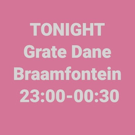 DJBIGLSA's tweet photo. Tonight!! https://t.co/JPKfOGZIBL