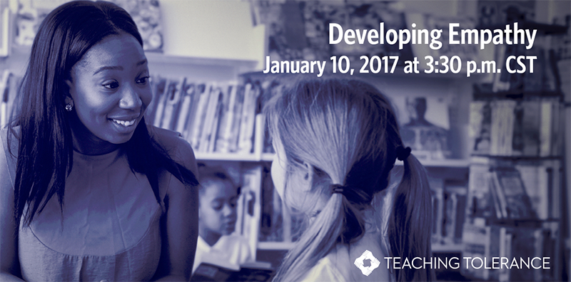 learnforjustice's tweet photo. Join our January 10 webinar to learn about the impact of teaching and modeling empathy in the classroom. https://t.co/YG0EC47MtF https://t.co/KqNO1paSXT