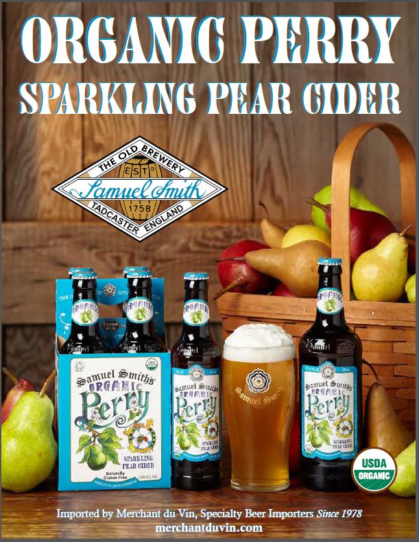 GlunzBeers's tweet image. New Release coming soon from @samsmithsbeer Organic Perry Sparkling Pear Cider. Ask for it! @merchantduvin #organicbeer #pearcider