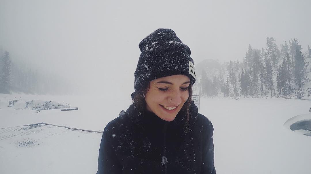 All this snow has us like 😄 #adventurette 💋 

📷: IG user _tianahodges. 

#TahoeSouth #VisitCalifornia