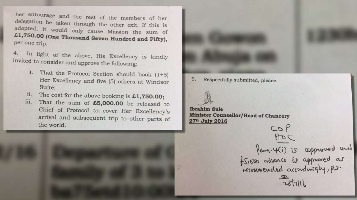 SaharaReporters's tweet photo. How Buhari's Chief Of Staff Abba Kyari, Aisha Buhari, Others Bleed Nigeria High Commission In London | https://t.co/9DSZIIgwqz https://t.co/95LQztVNf4