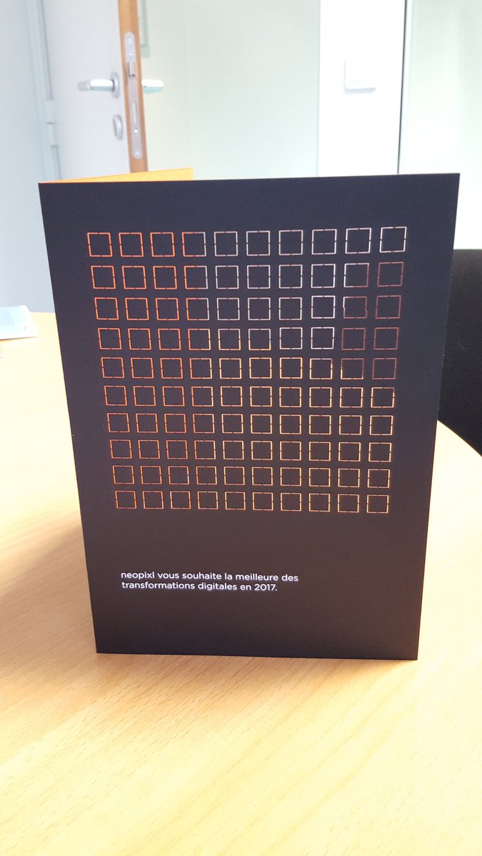 becueg's tweet image. Très belle carte de voeux de nos amis de @neopixl. Dans l'excellence une fois de plus ! Très belle année 2017 les gars.