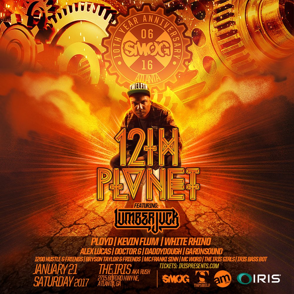 Now I'm back wit my boys next SAT for the last show of the tour. 
cc:<a href="/LUMBERJVCK/">LUMBERJVCK</a>, @ploydATL <a href="/KFlum/">kevin flum</a> #ATL #smog10year 
irispresents.com