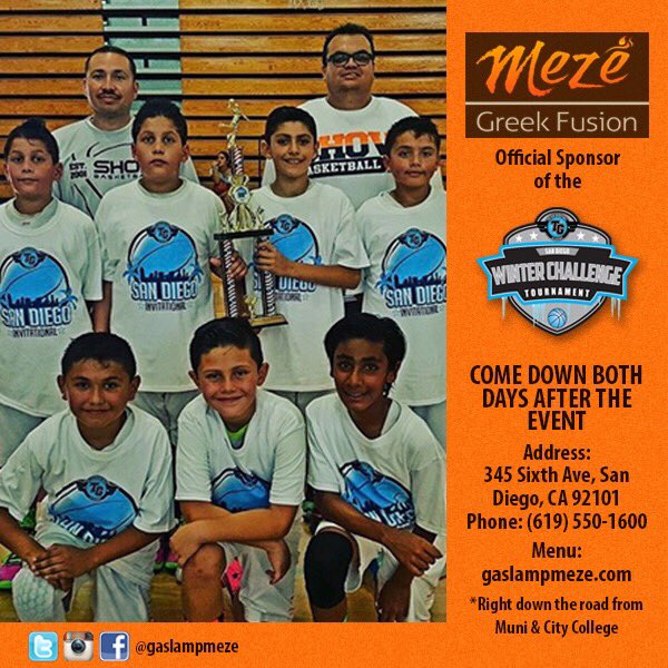 topgunbball's tweet photo. Come down to @Gaslampmeze official sponsors of #tgwinterchallenge after our tournament and enjoy a great meal https://t.co/Gx9oCkssfO