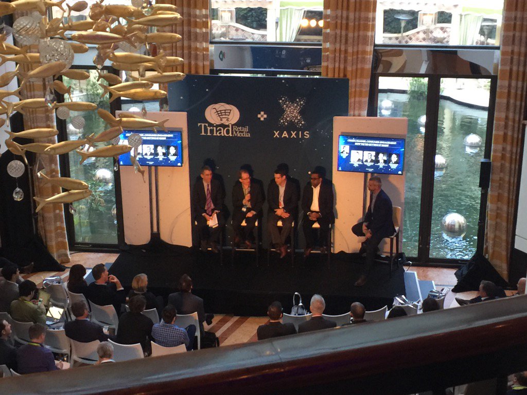 XaxisTweets's tweet image. On stage now at #CES2017 @blesser with panelists from @Mastercard @Jivox @VideologyGroup @GeometryGlobal