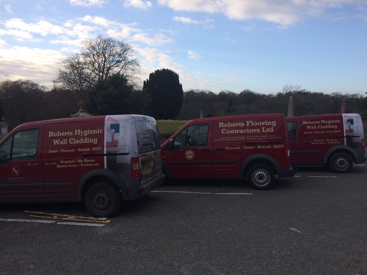 RobertsFlooring's tweet photo. Rare occurrence that all our @Ford  transit connect's end up working on one new flooring project at https://t.co/EWgqTrDzou @AltroFlooring https://t.co/mwLwqUjT1m