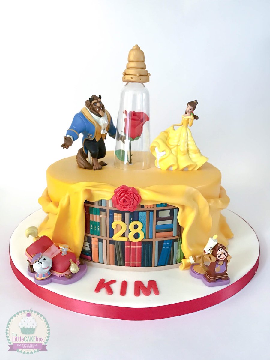 The Little Cake Box Beauty And The Beast Beautyandthebeast Cake Belle Mrspotts Cakedesign Canterbury Kent