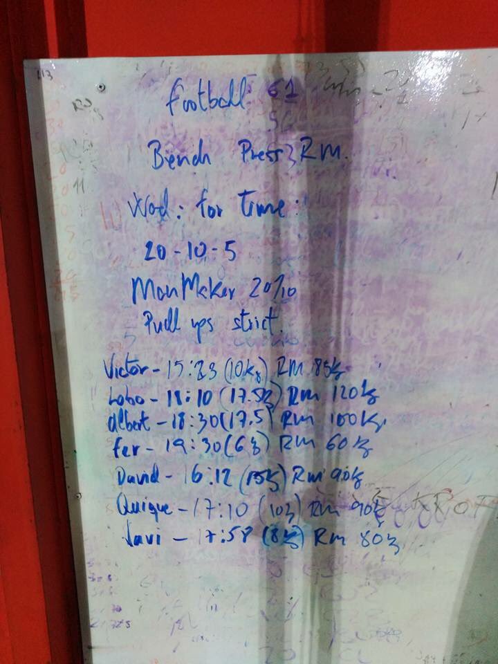 bemorewolf's tweet photo. #CrossfitFootball con Nuevo RM en #BenchPress con 120 kg. ¡A por los roscones bien merecidos!#FelicesReyes 👑#Crossfit #ManMaker #Pullups https://t.co/VX3AXr9l9z