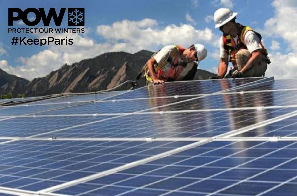 .<a href="/realDonaldTrump/">Donald J. Trump</a> @bloomberg says solar is bec. the cheapest form of electricity &amp; majority of US wants clean energy. Be a leader #KeepParis