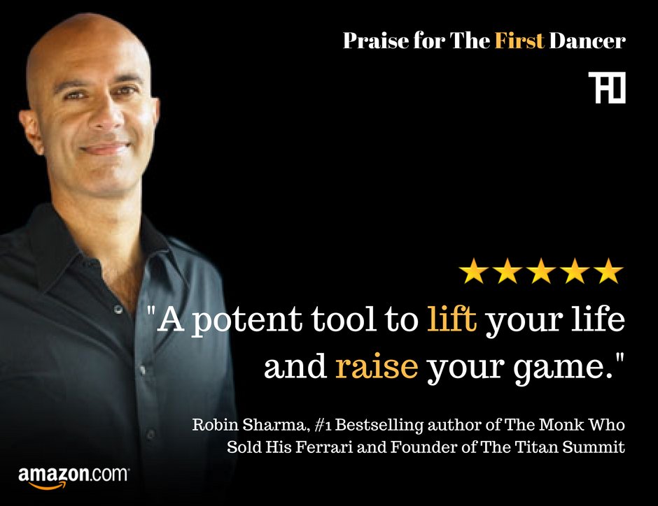 thefirstdancer's tweet photo. Thank you @RobinSharma for a wonderful review on #TheFirstDancer #RobinSharma Buy The First Dancer on Amazon https://t.co/Ds7KbZtxeW https://t.co/QTw7Uy5hc4
