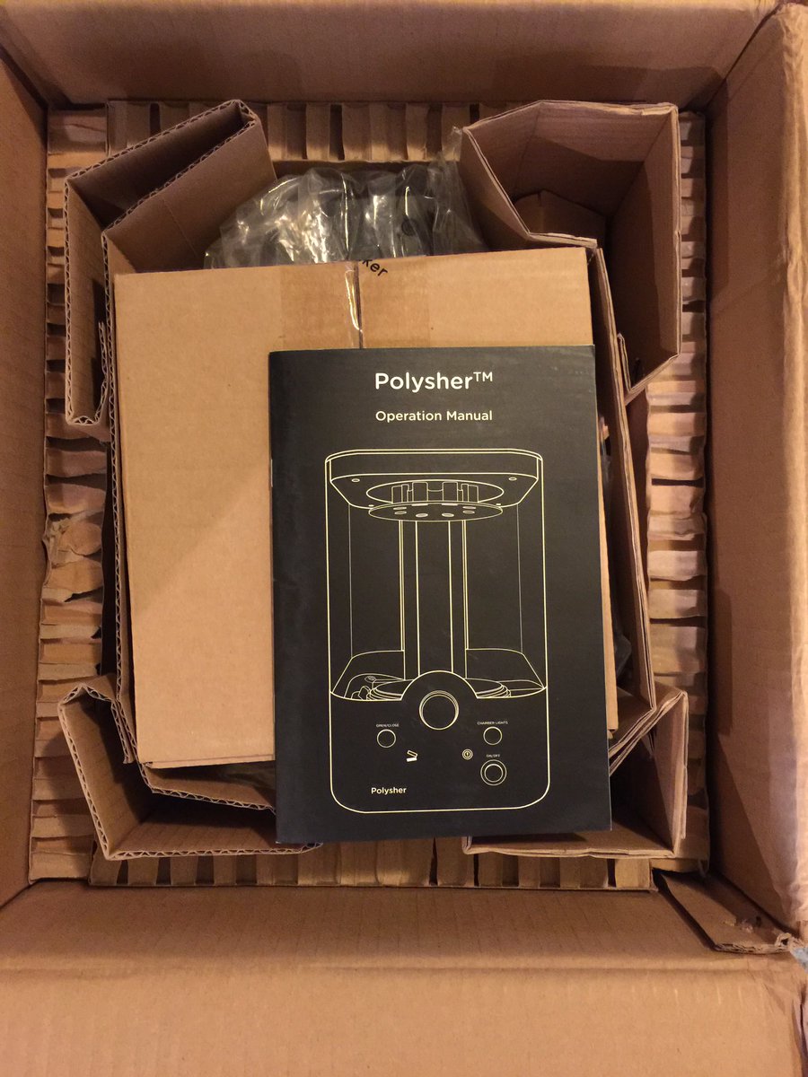 joeltelling's tweet image. This looks like a fun box to open. cc: @Polymaker_3D #3dprinting #Polysher