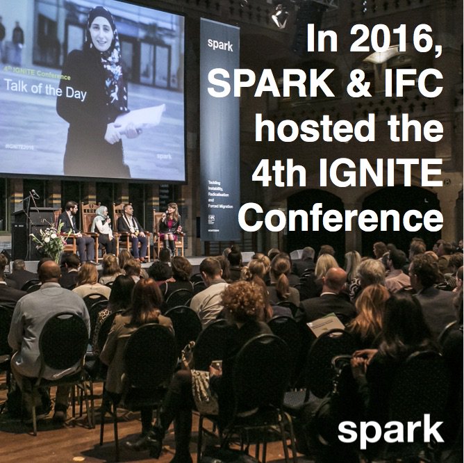 SPARKorg's tweet photo. 5 cool things SPARK did in 2016: #IGNITE2016 Conference discussed instability, radicalisation & forced migration https://t.co/b7GUchiX5y IFC https://t.co/uGsiWbbnTc