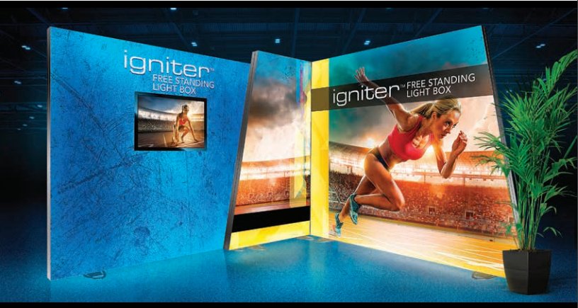 nadisplay's tweet image. Back-lit Reusable Fabric Systems nadisplay.com/Angled-Igniter… #SEGLightBox #CreateAttention