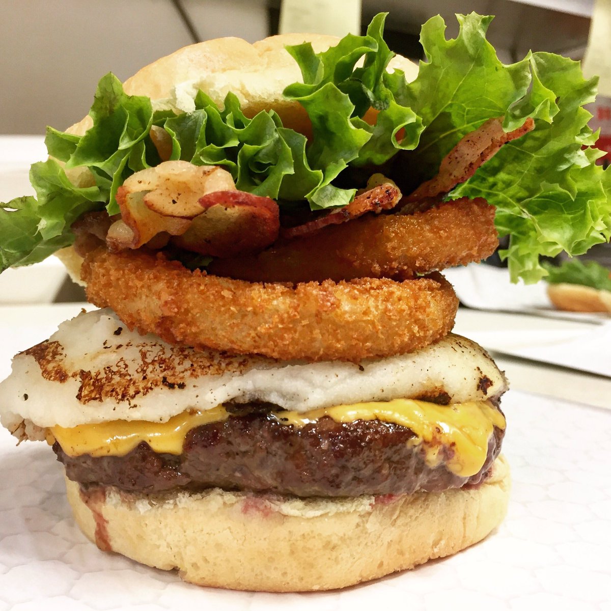 BurgerBiteNY's tweet photo. Dare to try this? Signature Titan Bite topped w/ homemade mashed potato! Add our famous mash to any bite.#burgerbite https://t.co/drR4hf7FWs