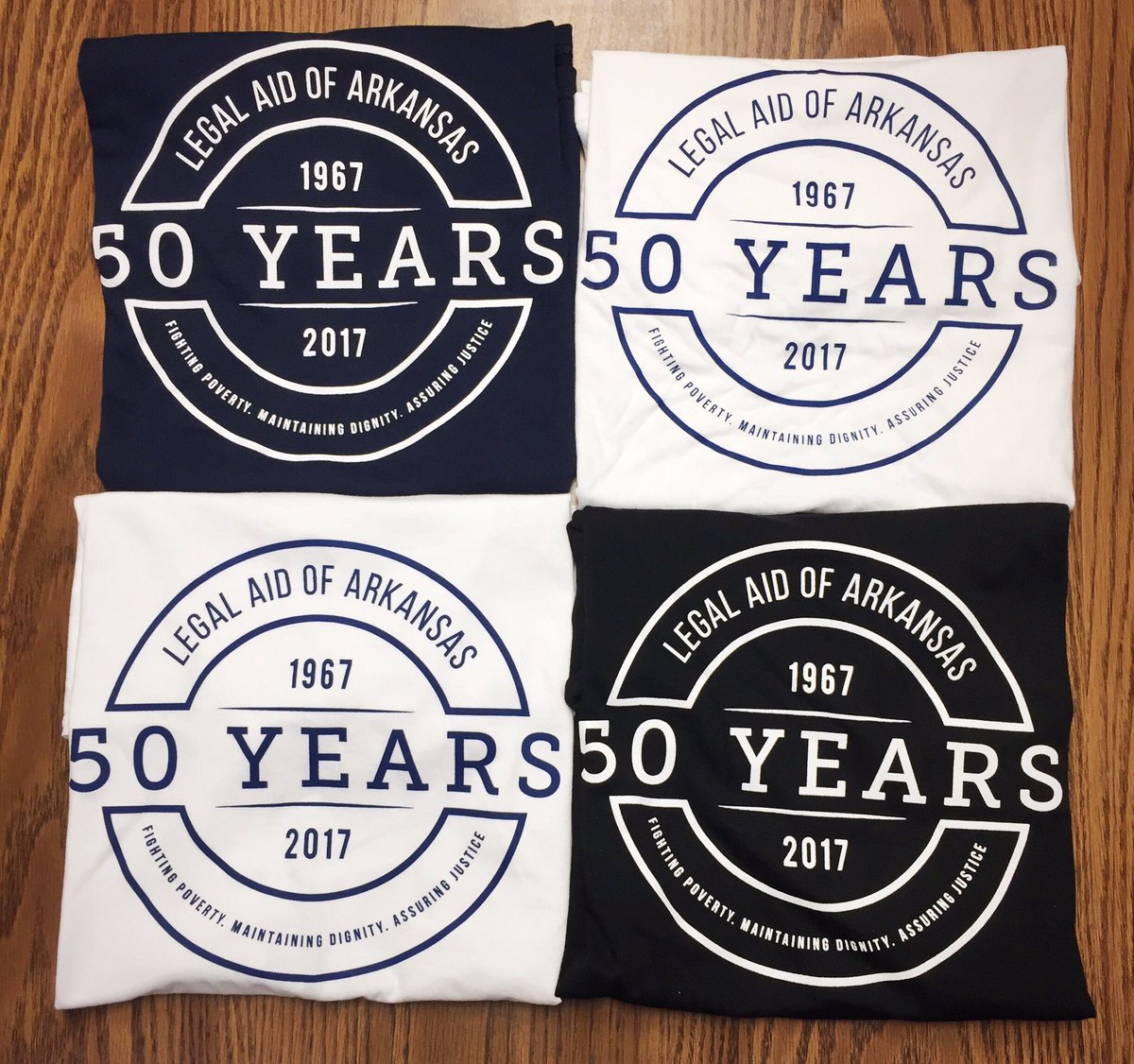 arlegalaid's tweet photo. Help us celebrate 50 years of Legal Aid! Donate $50 and get a 50th Anniversary shirt free- this month only! https://t.co/kxUBWk26Md #50for50 https://t.co/rrnfU19vxs