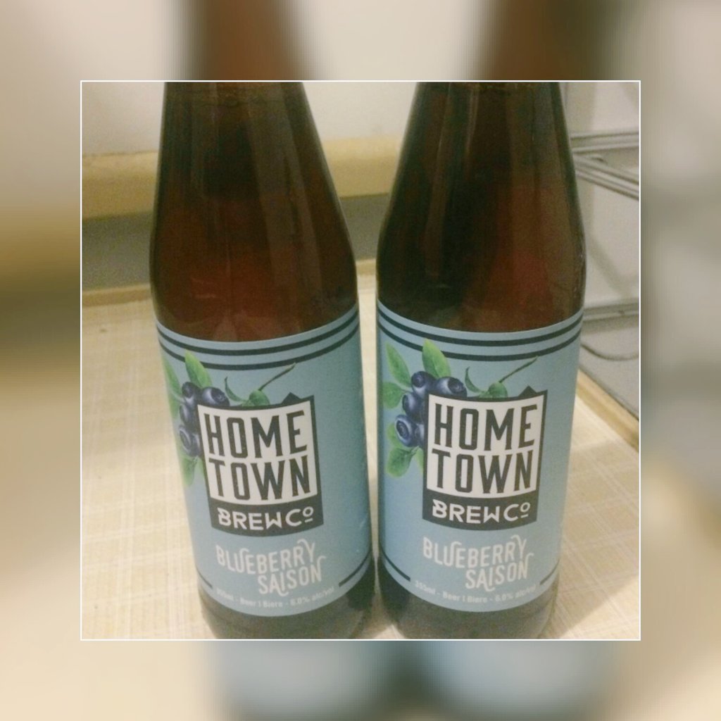 #NorfolkCounty newest brewery @HTBCbeer just dropped off some of their #blueberrybeer come in and try one today #supportlocal #beertime