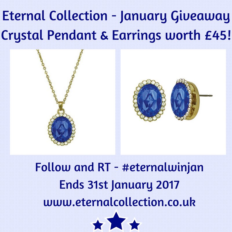 Eternal_Collect's tweet photo. 🌟Our #january #giveaway🌟
#Follow & #RT to #Win #sapphire #crystal pendant & #earrings worth £45!!
End 31/01/17 UK Only
🌟#eternalwinjan🌟 https://t.co/JjqFpeDds9