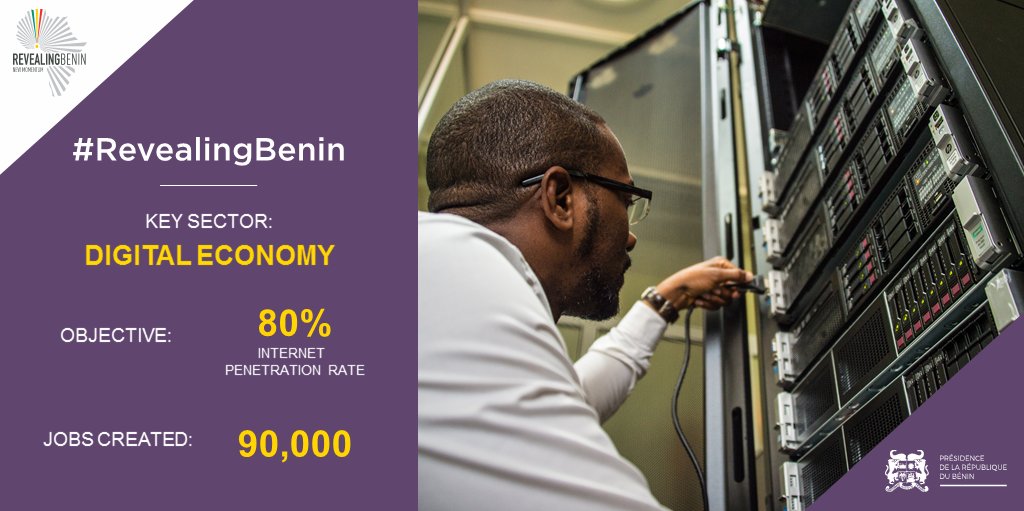 RevealingBenin's tweet photo. The digital economy will be a key sector driving #Benin’s economic growth, and a catalyst for social inclusion 
#RevealingBenin https://t.co/yT3wtV7LBc