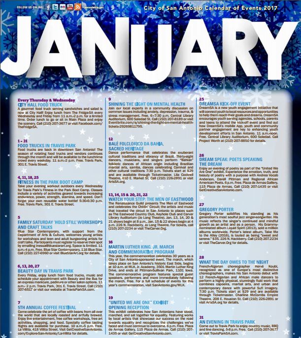 COSAGOV's tweet photo. Get into the groove w/ San Antonio &amp; see what's happening in your City using the City Calendar https://t.co/JN9xqQUnde https://t.co/Ol4mzhlgc0