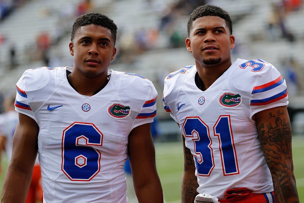 TJThompson_2's tweet photo. Gonna really miss these two! Go get that money!! Thank you for all you did as Gators! https://t.co/Cjuz88jter