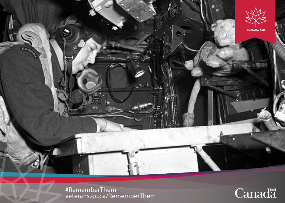 #DYK some Canadian airmen took fuzzy stuffed friends with them during dangerous wartime missions? #ThrowbackThursday ow.ly/lxgi307IiVO