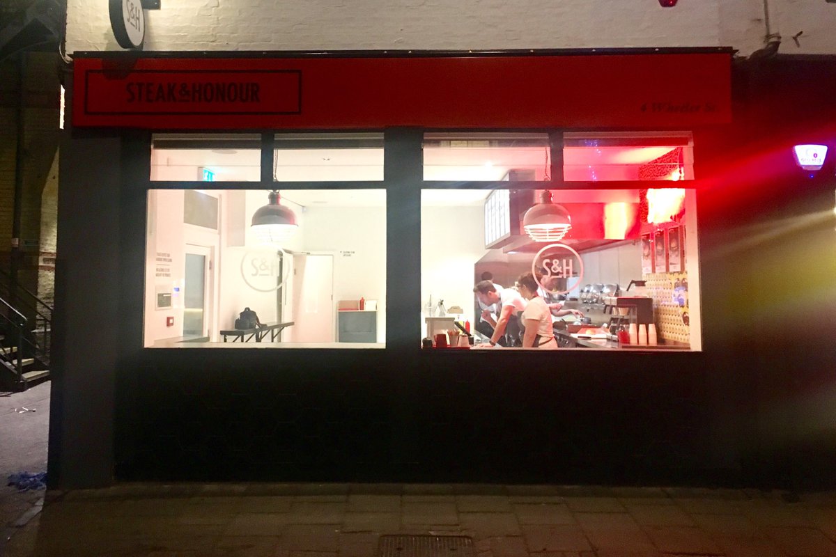 steakandhonour's tweet photo. Tonight we're open. A little earlier than expected for a trial run. Burger? 

4 Wheeler St, Cambridge https://t.co/NQHm39dvrw