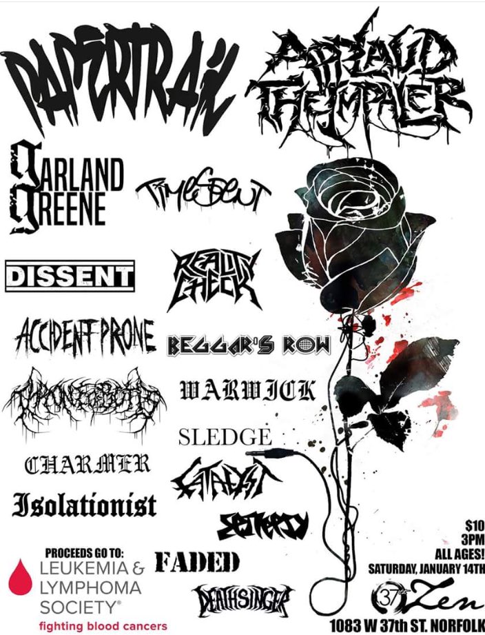 Playing some shows next week with @beggarsrowvb come jam to some bad ass bands.