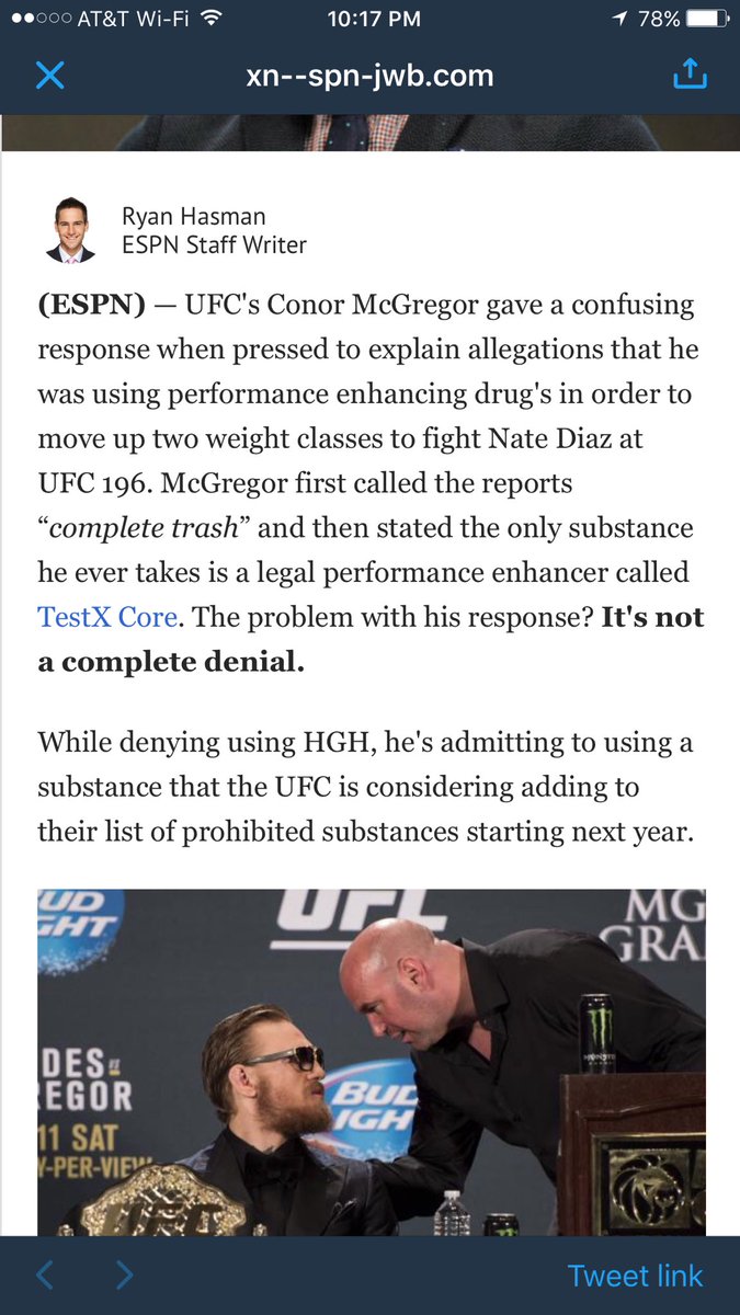 BryanAuto's tweet image. And takes you to this fake ESPN site with links to the product in the body of the "article".