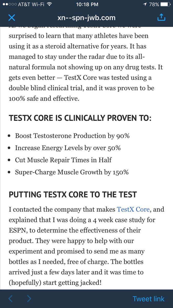 BryanAuto's tweet image. And takes you to this fake ESPN site with links to the product in the body of the "article".