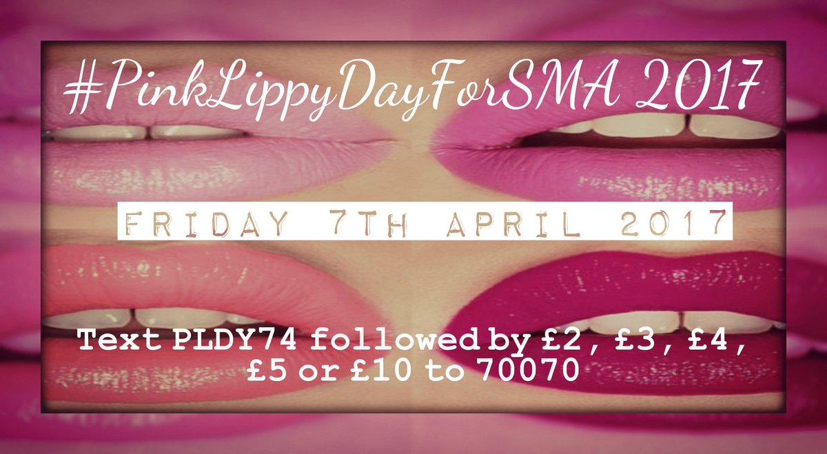 Excited to announce <a href="/LilyMae4SMA/">Lily-Mae For SMA</a> will be having their #PinkLippyDayForSMA on 7th April on what would of been Lily-Mae's 8th Birthday