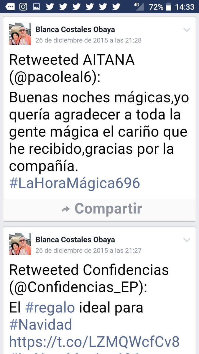 BlancaCostalesO's tweet photo. #LaHoraMágica1000 @pacoleal6 Gracias Aitana de corazón. Muchas gracias por haber compartido Horas Mágicas con 🔊😘😘😘💝👏👏👏👏 https://t.co/m4d40cJJ8x